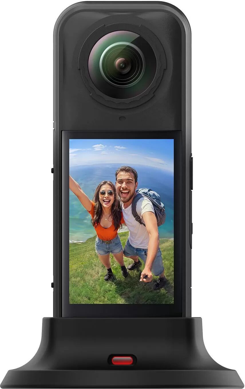 INF Schwarze Silikonbasis für Insta360 X5 Panoramakamera