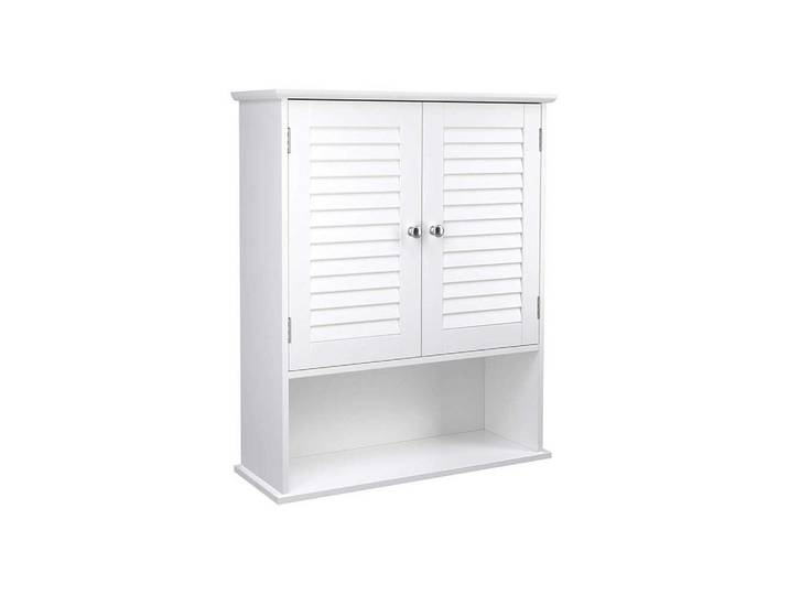 Hansiro Badezimmerschrank Wandschrank, Weiß, 60x70x20 cm, Badezimmer, Badmöbel, Hängeschränke