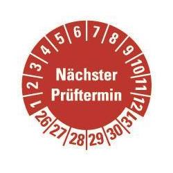 Hein 185777 Prüfplakette NP 26-31,r,PF,Ø20mm,500/RO (185777)