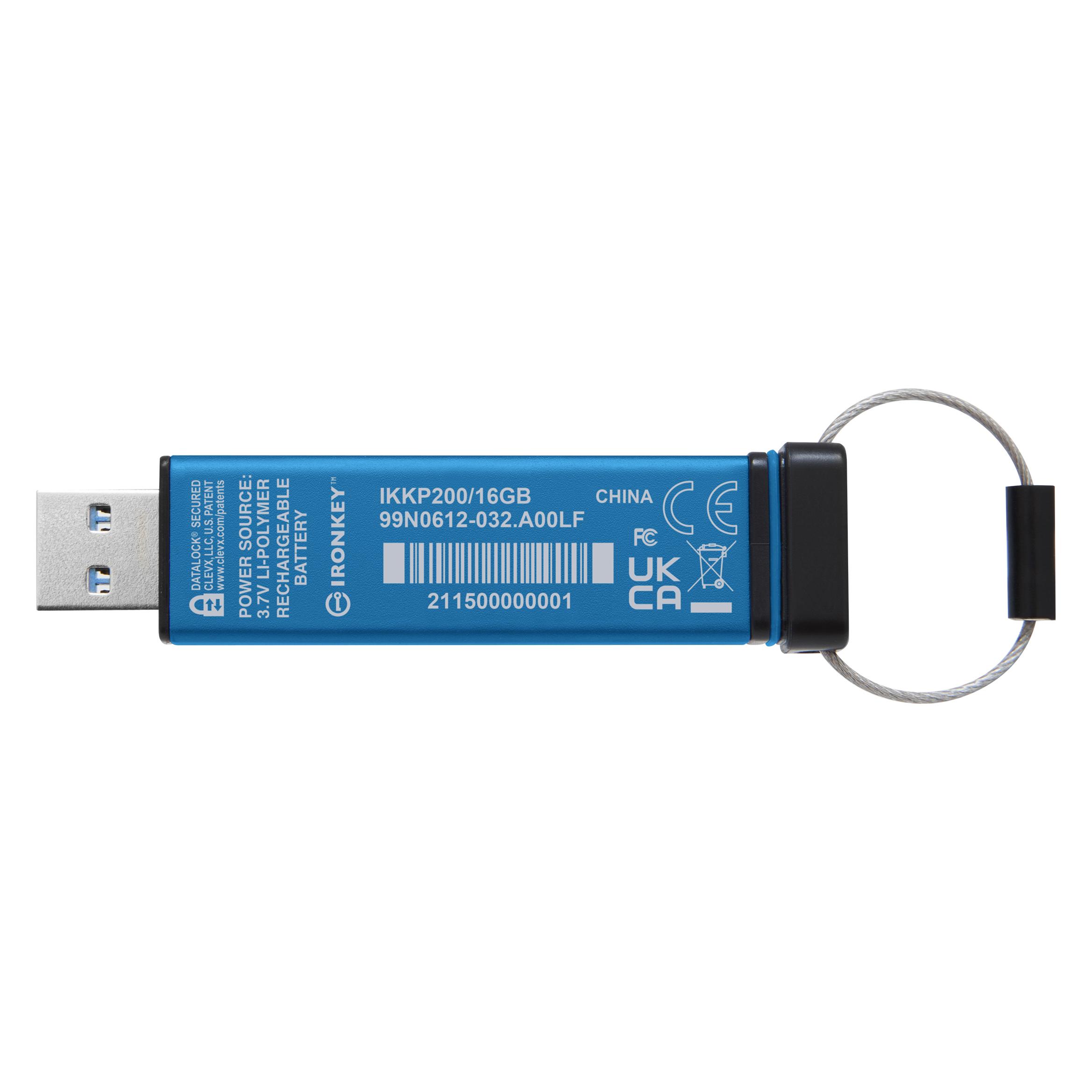 Kingston IronKey Keypad 200 (16 GB, USB-A) (IKKP200/16GB)