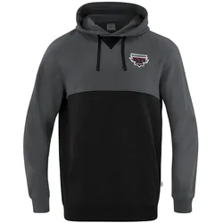 JAKO x Kleinigkeit Retroragender Hoodie 657 - aschgrau/schwarz 3XL