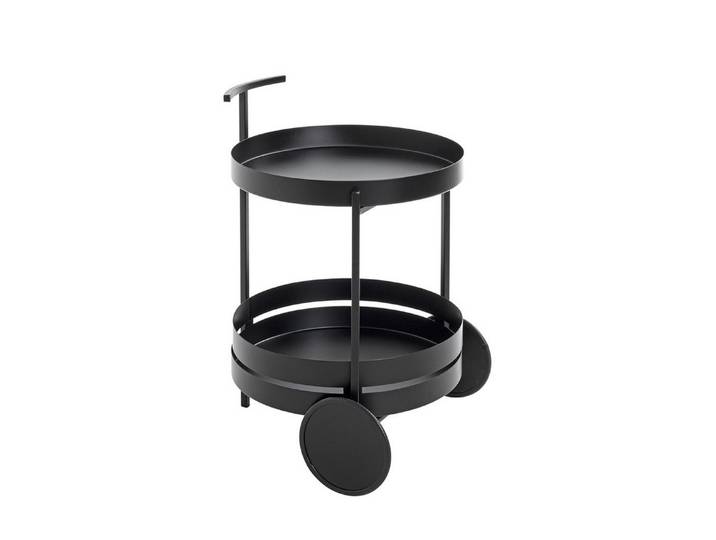 freiraum Servierwagen 37582, in schwarz, Metall - 62x42cm (HxD)