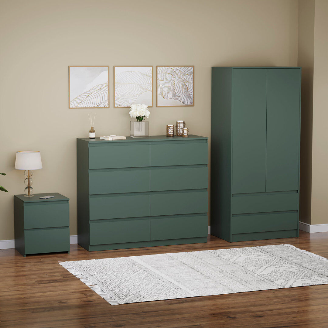 17 Stories Tanino Bedroom Set Green