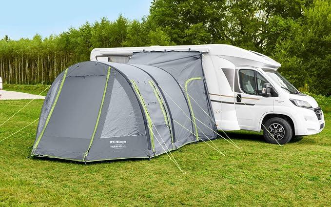 Busvorzelt Touring Air - aufblasbar freistehend Outdoor Zelt Luftzelt - Autozelt Vorzelt Camping Zelt für Bus, SUV, Auto - Schnellaufbau Zelt Auto inkl. Luftpumpe
