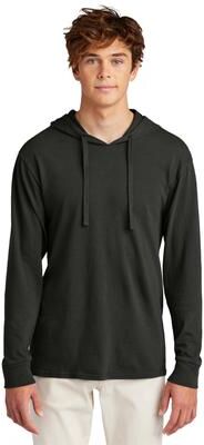 Port & Company PC099H Men's Beach Wash Garment-Dyed Pullover Hooded Top in Black size 4XL   Cotton