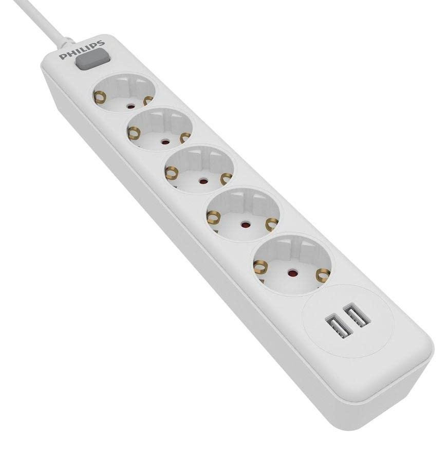 Philips Stekkerdoos met 5 stopcontacten
