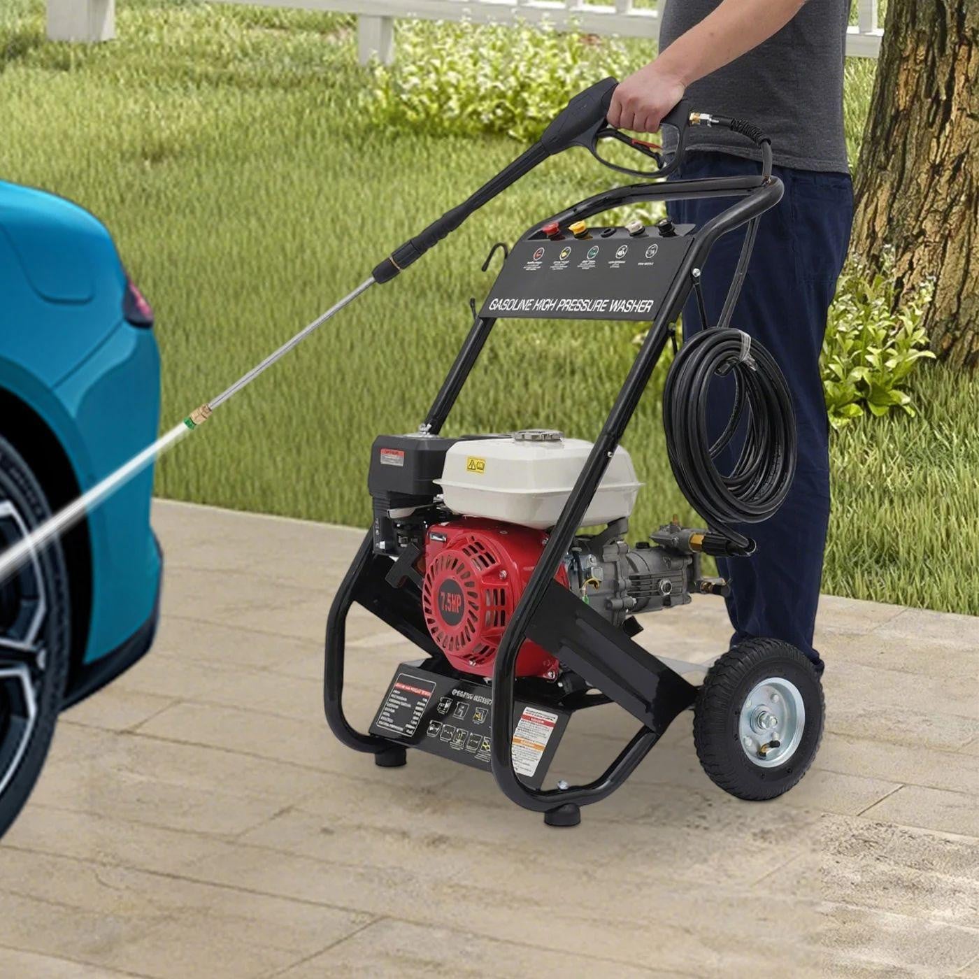 Selius Hogedrukreiniger Benzine met 7,5 PK Motor en 2200 PSI Druk
