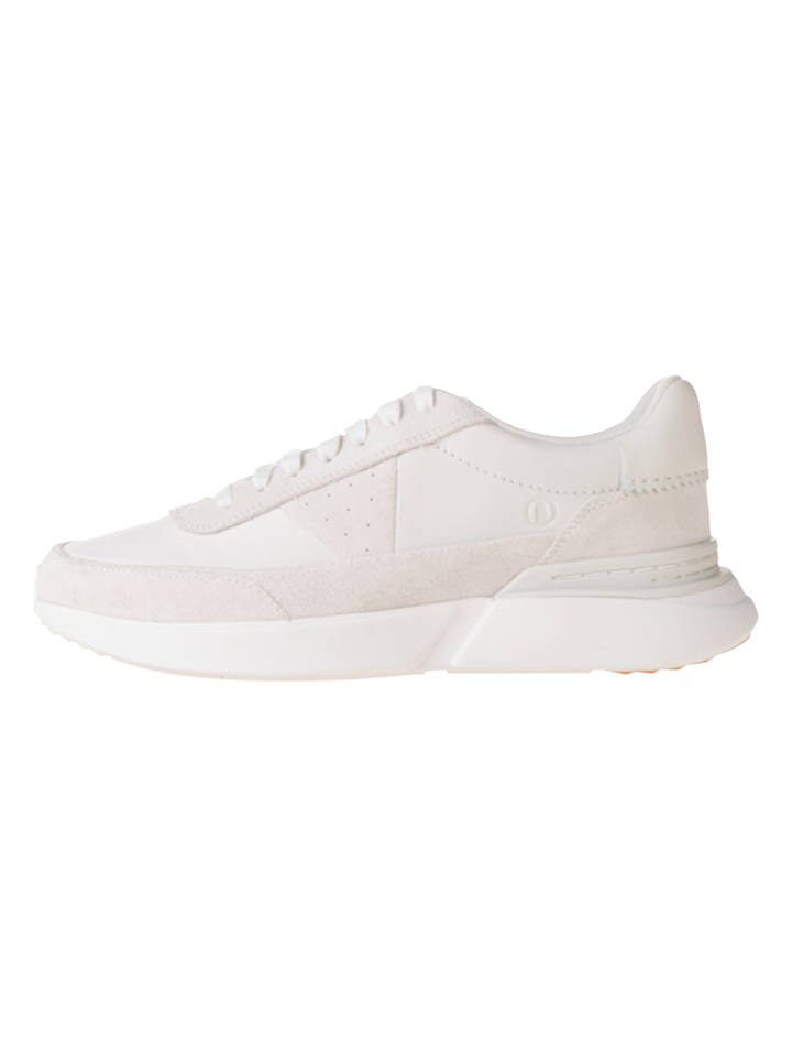 Clarks Leder-Sneakers "Craft Pace" in Creme - 41