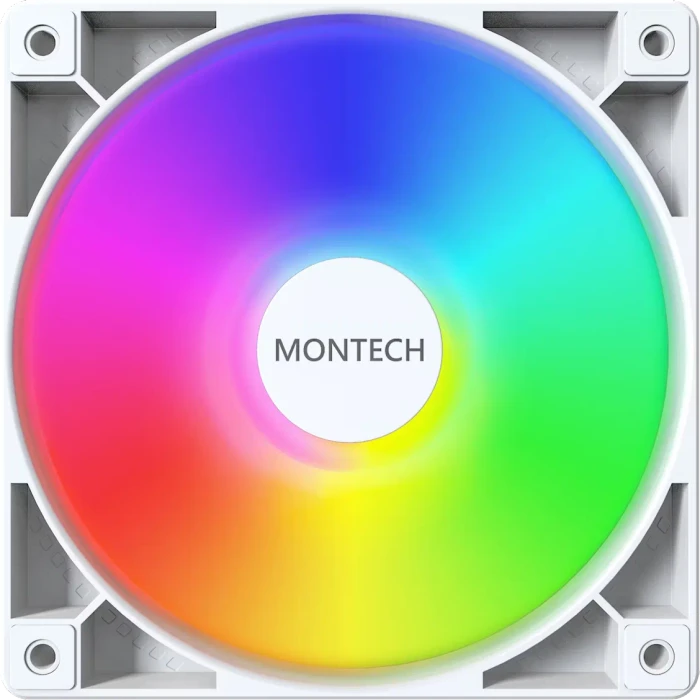 Montech GF120 PWM ARGB Lüfter - 120mm, weiß