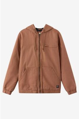 O'Neill s O'riginals Hooded Workwear Jacket in Carob Brown, Size Small