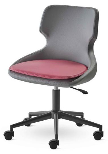 Bürostuhl Schwarz Bordeaux Arbeitszimmer Flur Diele Foyer Modern Büro