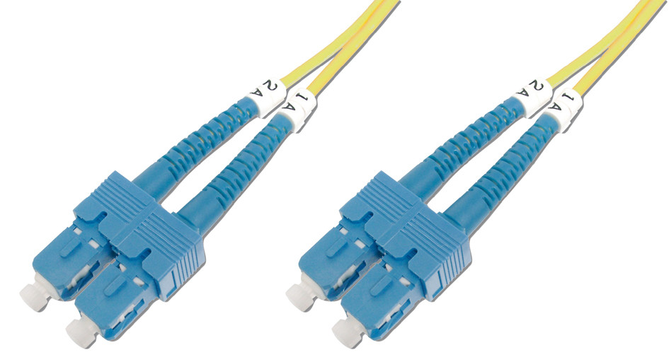 DIGITUS vezeloptische patchkabel SC-Duplex naar SC-Duplex OS1, 5,0 meter