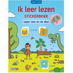 Deltas, Sticker, Ich lerne Lesen – Stickerbuch – Super Sam und der Dino (AVI E3) (100 Sticker)