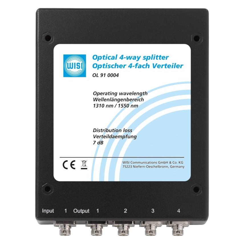 WISI 74386 - Kabelsplitter - Schwarz - FC/PC - 114 mm - 20 mm - 157 mm (Kabel) (74386)