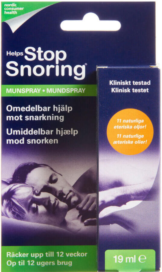 Helps Stop Snoring Spray Medicinsk udstyr 19 ml