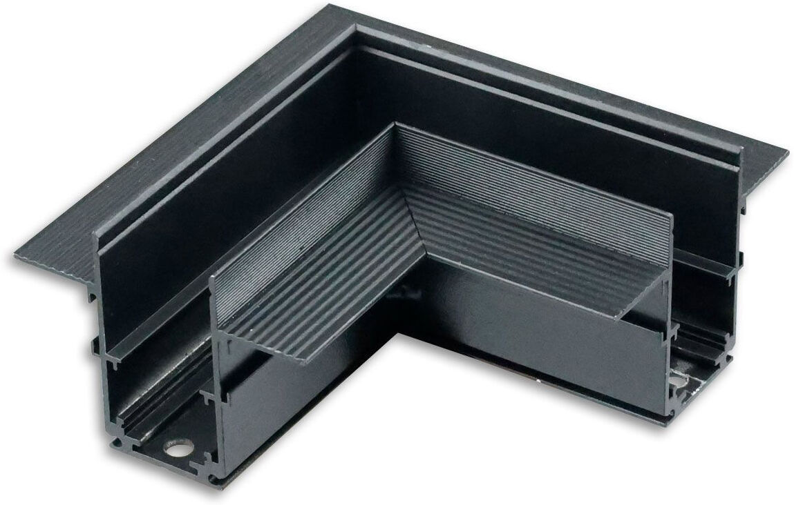 Isoled Track48 Eckschiene 90° Horizontal Für Trockenbauschiene, Schwarz, Nicht Stromführend