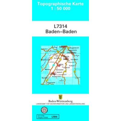 Baden-Baden 1 : 50 000, Sonstige von , Landesamt für Geoinformation und Landentwicklung Baden-Württemberg (LGL), 978-3-86398-307-9