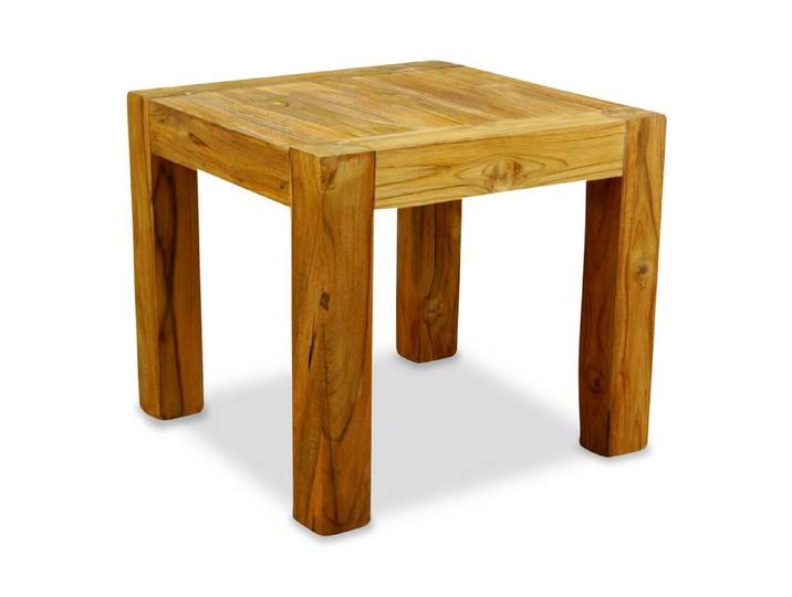 livasia Couchtisch Beistelltisch aus Java - 50x50x45cm - Teakholz, Handarbeit