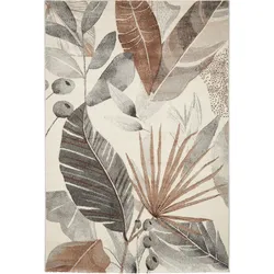 Webteppich Flora 1 Creme ca. 80x150cm