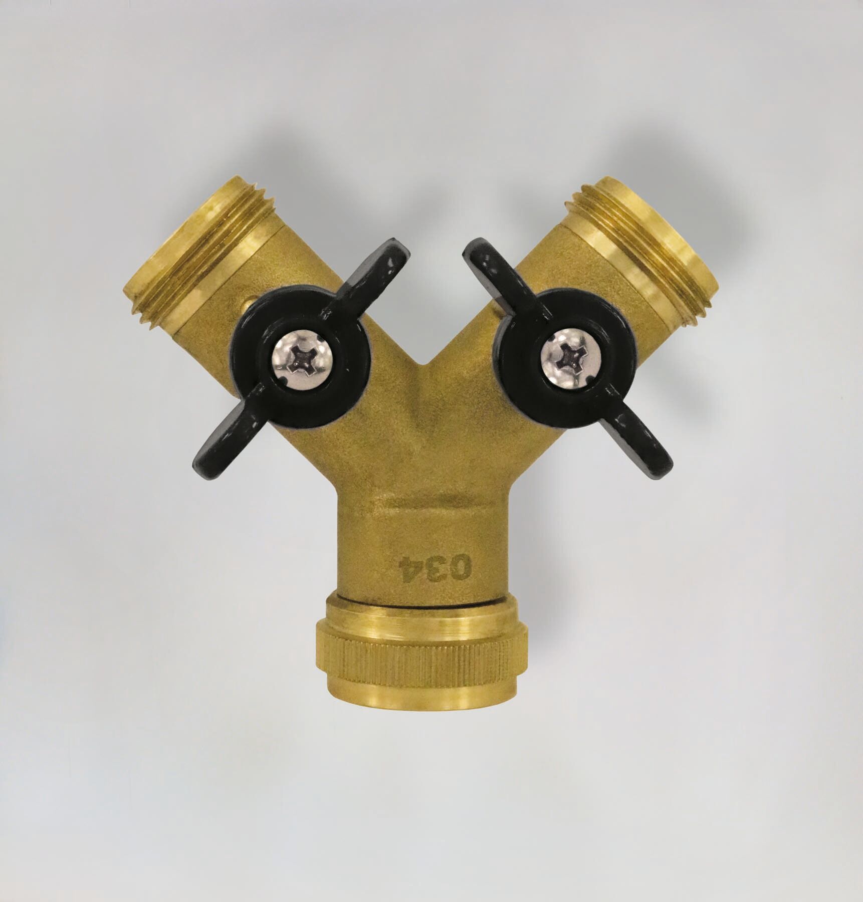 Fukana 2 voies distributeur pièce 53302 1" AG x 3/4" IG, laiton