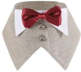Uplifted Finds Elegant Gala Pet Tuxedo Bandana With Bow Tie d xl