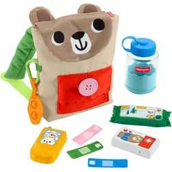 Mattel, Kindergartentasche, Fisher-Price Camping-Freunde Abenteuer Rucksack
