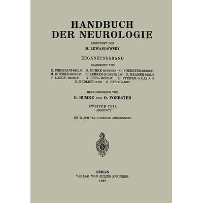 Handbuch der Neurologie, Taschenbuch von F. Kehrer,K. Birnbaum,O. Bumke,O. Foerster,M. Toerke, Springer Berlin, 978-3-642-50475-4