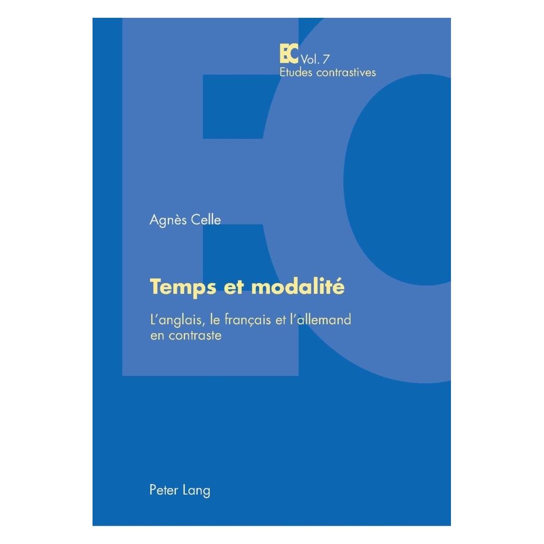Peter Lang Temps et modalité (Französisch, Softcover, Agnès Celle) (56023722)