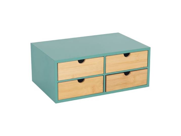 Relaxdays Schreibtisch Organizer 4 Schubladen