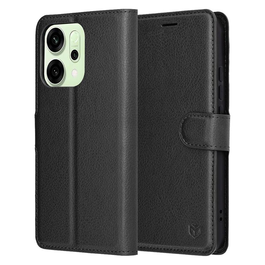 Techsuit - Leather Folio - Oppo Reno14 - Black (Oppo Reno14) (62302100)