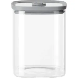 Vorratsglas Selina Grau/Klar ca. 1L