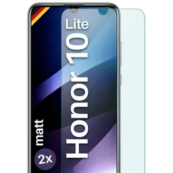 moex Mattes Panzerglas für Huawei Honor 10 Lite – Anti Reflex Schutzfolie aus Glas fürs Display – ShockProtect Matt