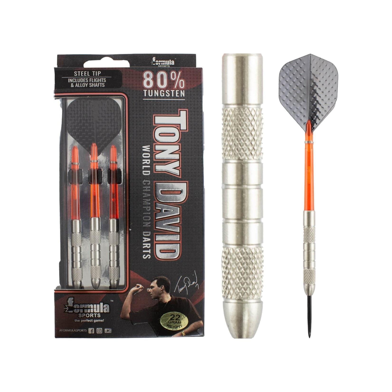 Formula Sports Tony David 80% Wolfram Dartset 20g Steeldarts