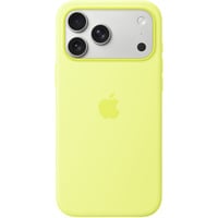 Silikon Case mit MagSafe, Handyhülle neon-gelb, iPhone 17 Pro Max