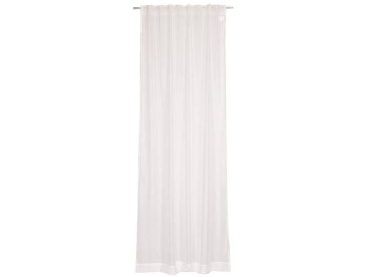 Gordijn Solid 130x250 - gordijn halftransparant offwhite - gordijnen woonkamer - deco-gordijn - gordijnen