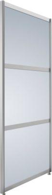 Stellwand gerade hoch, Dekor silber