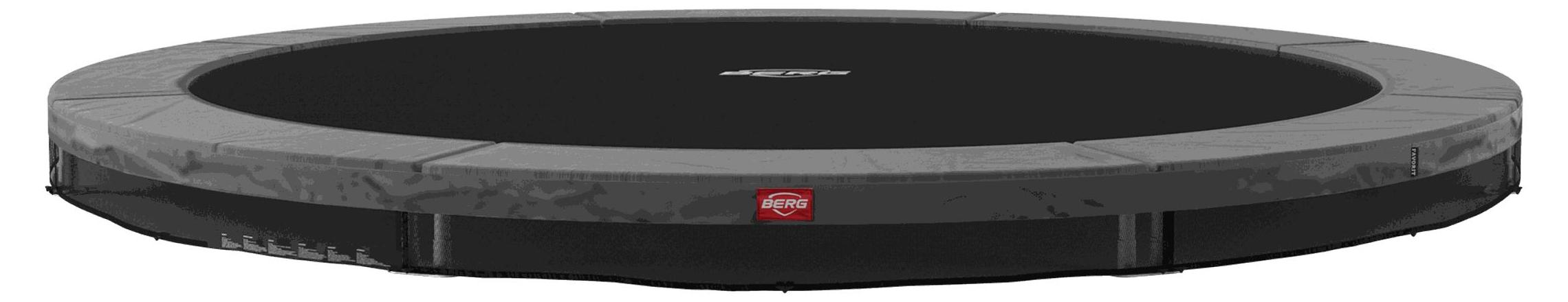 BERG Bodentrampolin Favorit InGround 330 Stahlrahmen Grau