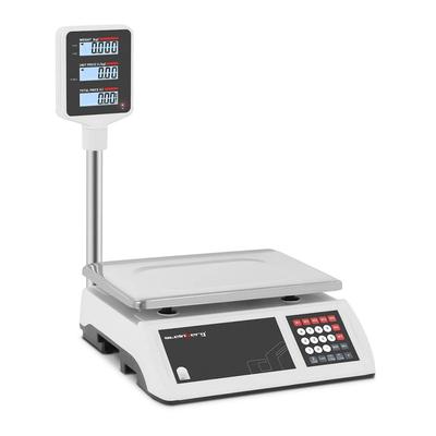 Helloshop26 - 15 kg / 2 g Kontrollwaage - LCD-Display auf Stativ 14_0000603