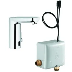 Grohe Eurosmart CE Waschtischarmatur 36386001 chrom, Infrarot, mit Powerbox, mit Mischung