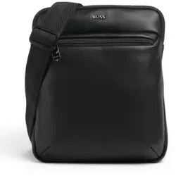 BOSS für Herren. 50567866 Umhängetasche Jace Envelope schwarz (OSFA), Lässig, Recyceltes Polyester