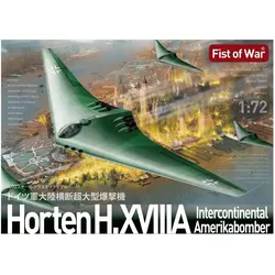 Modelcollect German WWII horten 18A super long-range strategic bomber primer ver
