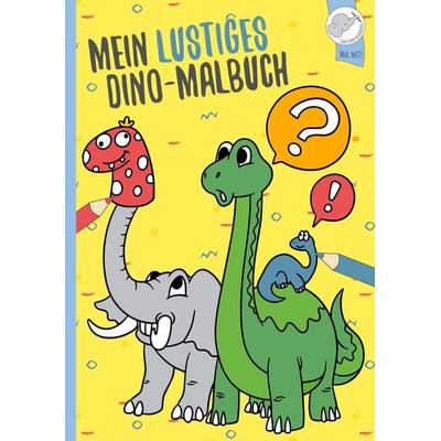 Mein lustiges Dino - Malbuch, Taschenbuch von Christoph Alexander, BoD - Books on Demand, 978-3-903941-55-7
