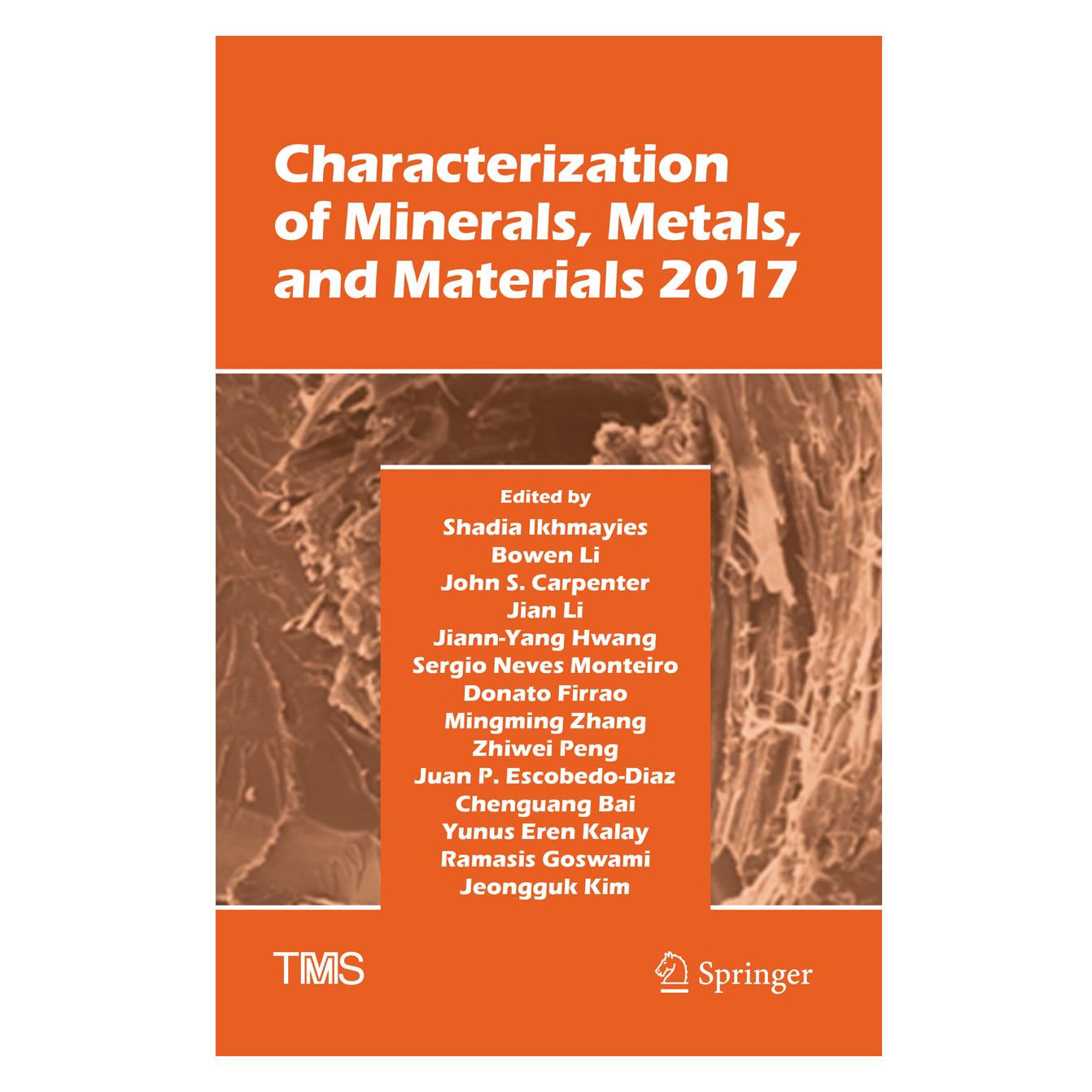 Springer Characterization of Minerals, Metals, and Materials 2017 (Englisch, Softcover) (55998282)