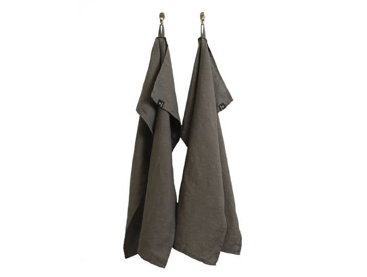 Himla Torchon Sunshine Lot de 2 Charcoal (Gris foncé)