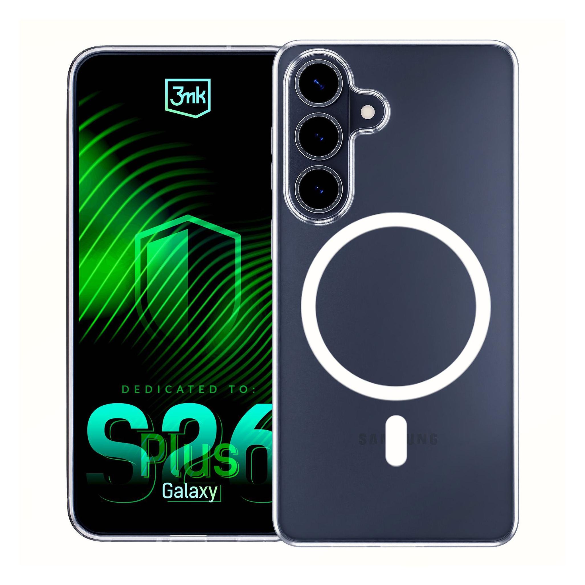 3MK ochranný kryt EverClear MagCase pro Samsung Galaxy S26+ (Samsung Galaxy S26+) (5903108706599)