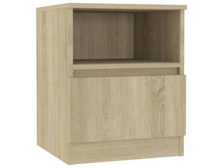 Tables de chevet 2 pièces - CLOUD - desgin elegant - Chêne sonoma 40x40x50 cm Aggloméré C324