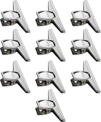 Multiklemme MAUL, Breite 75 mm & Klemmweite 20 mm, mit Spiralfeder, vernickelt, Metall pulverbeschichtet, 10 Stck.