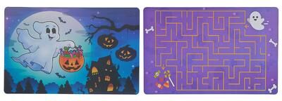 IH Casa Decor Pp Reversible Placemat Flying Gost and Pac-Man - Set of 12