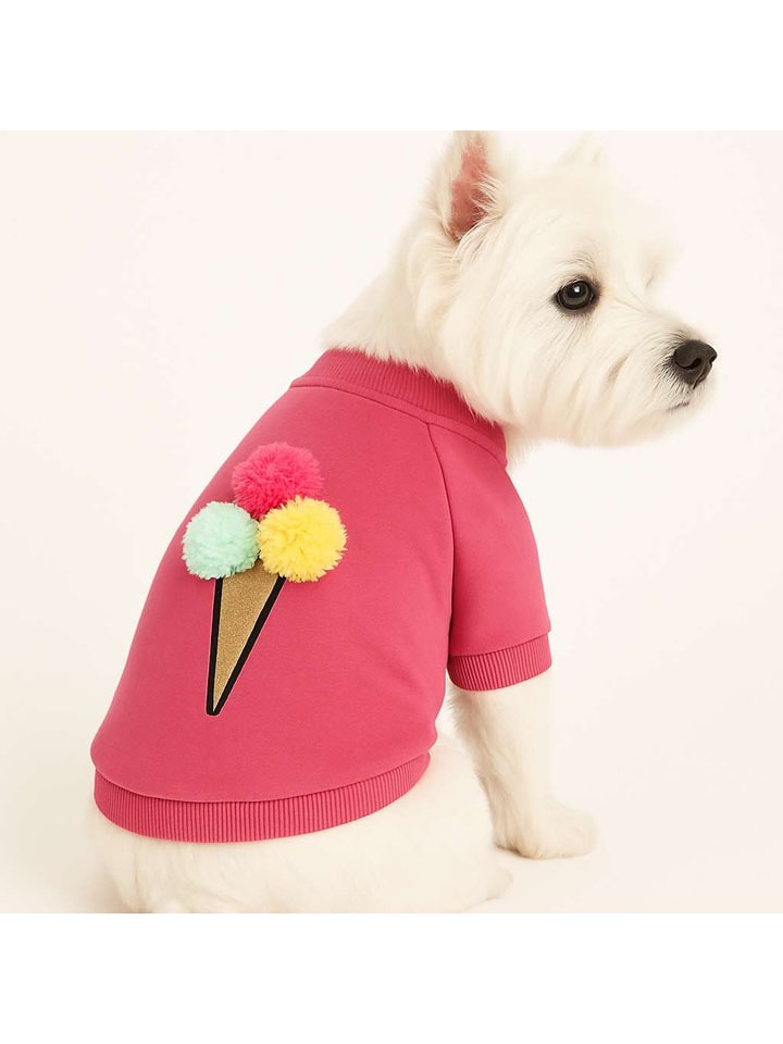 Paws&Whiskers Hundehoodie in Pink - S