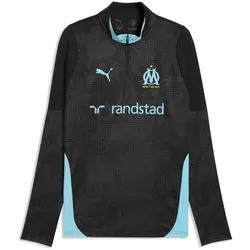 Puma, Unisex, Sportshirt, OM Training 1/4 Zip Top (S), Schwarz